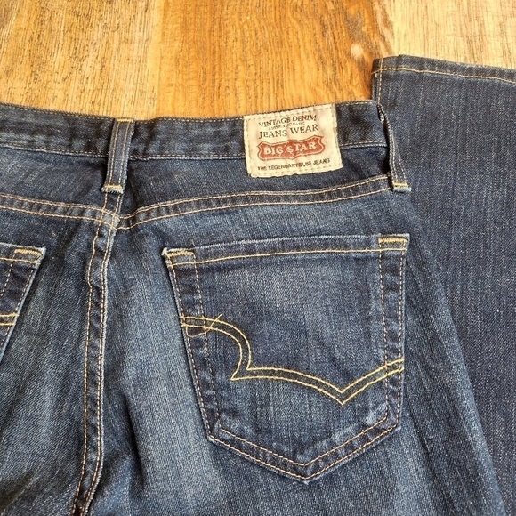 New BIG STAR "LOU" Easy Boot Mid Rise Medium Wash Jean - Picture 6 of 10